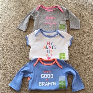 Set of 3 onesies